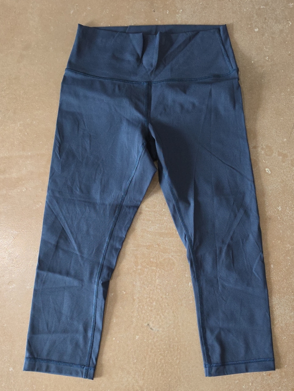 lululemon athletica navy blue high-waist leggings